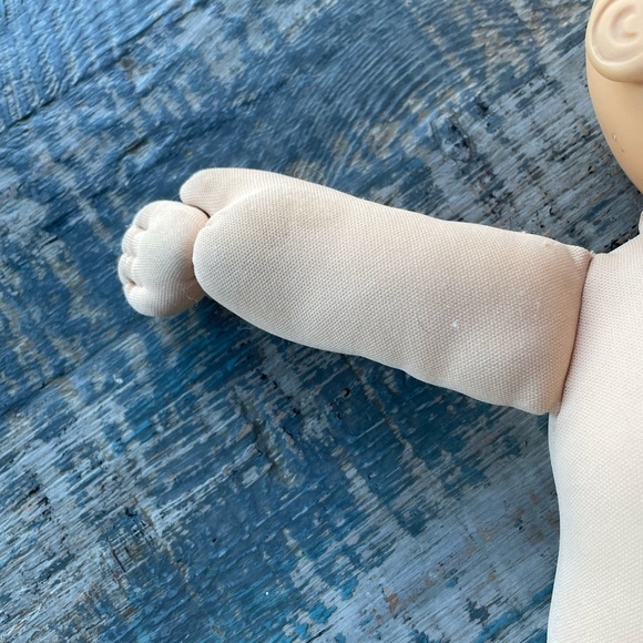 Vintage Cabbage Patch Kid Bald Blue Eyes One Dimple 1978 1982 - Picture 9 of 12
